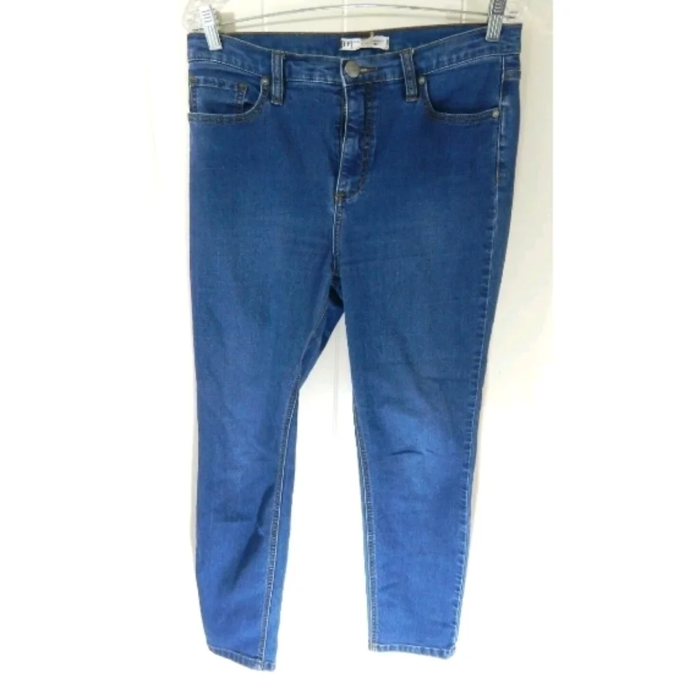 Free People High Rise Crop Skinny Jeans